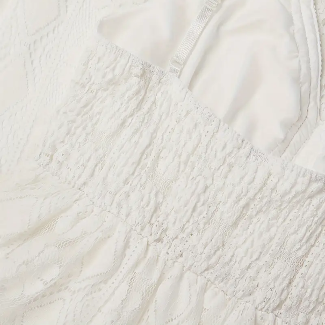 Rachele – Abito boho in pizzo