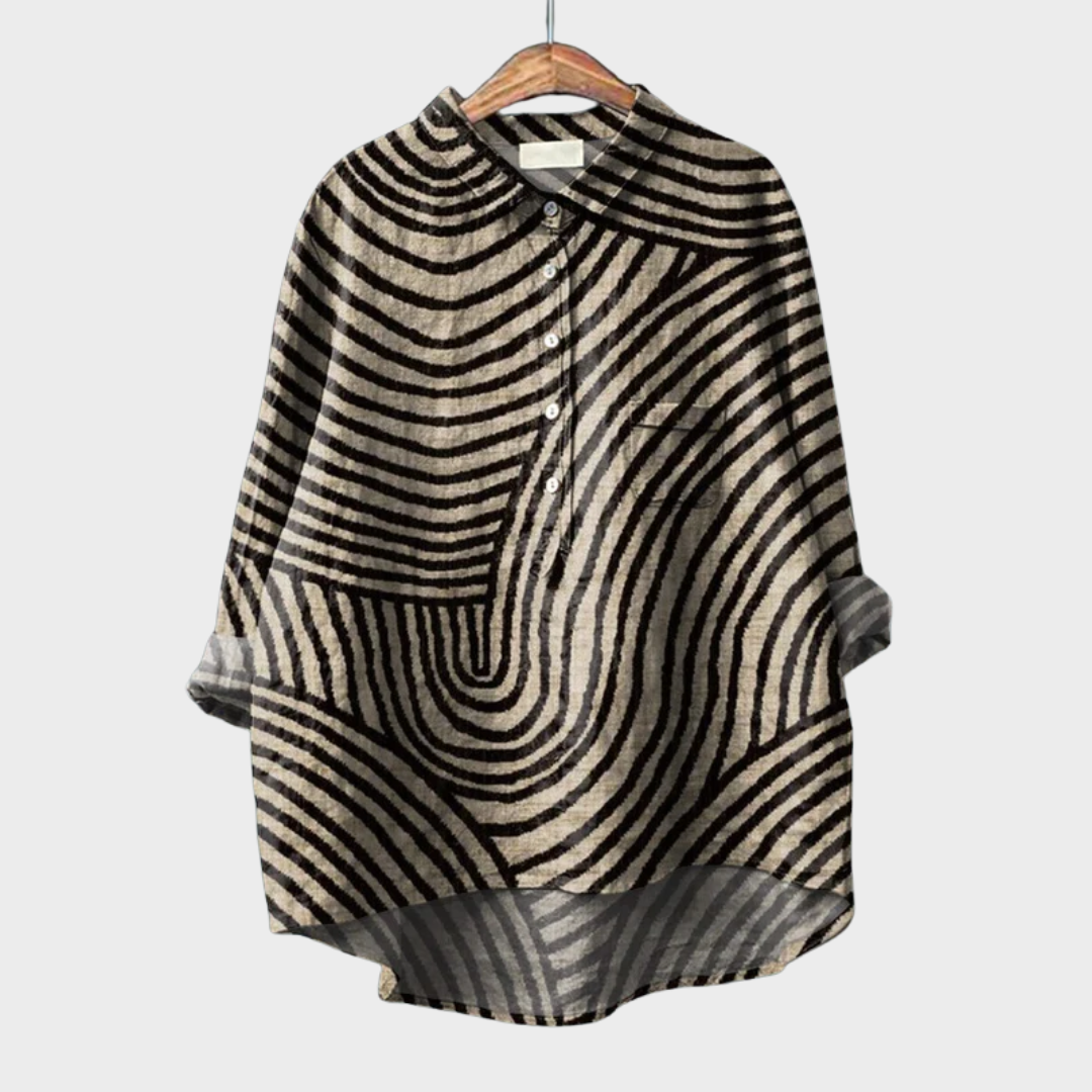 Melina | Elegante Blusa de Verano en Linne