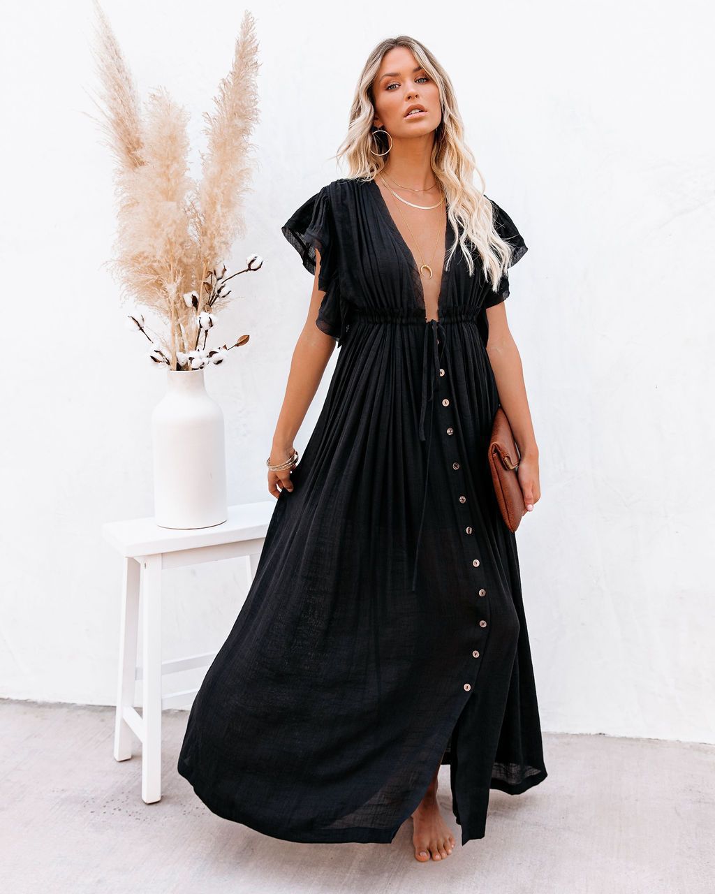 Corinna – Abito boho maxi leggero