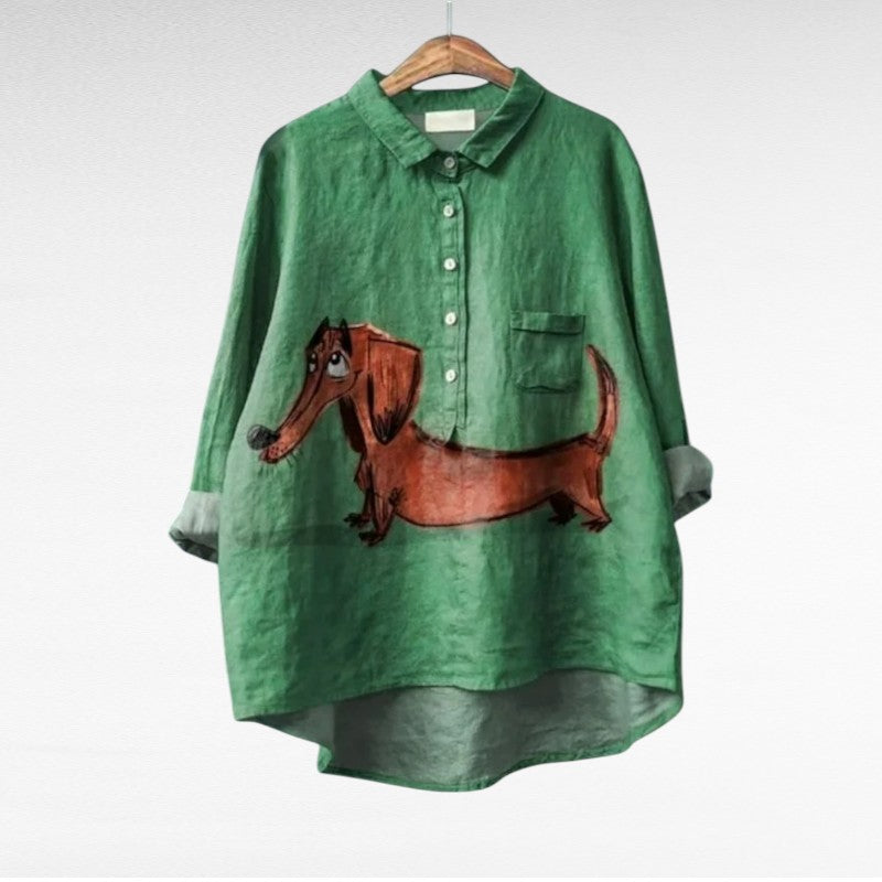 Cloé | Elegante Blusa de Verano de Linho