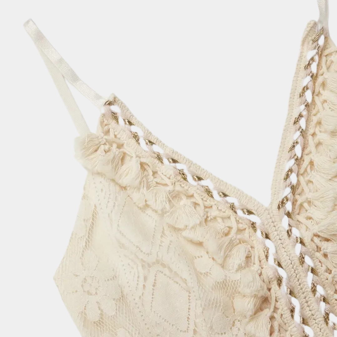 Rachele – Abito boho in pizzo