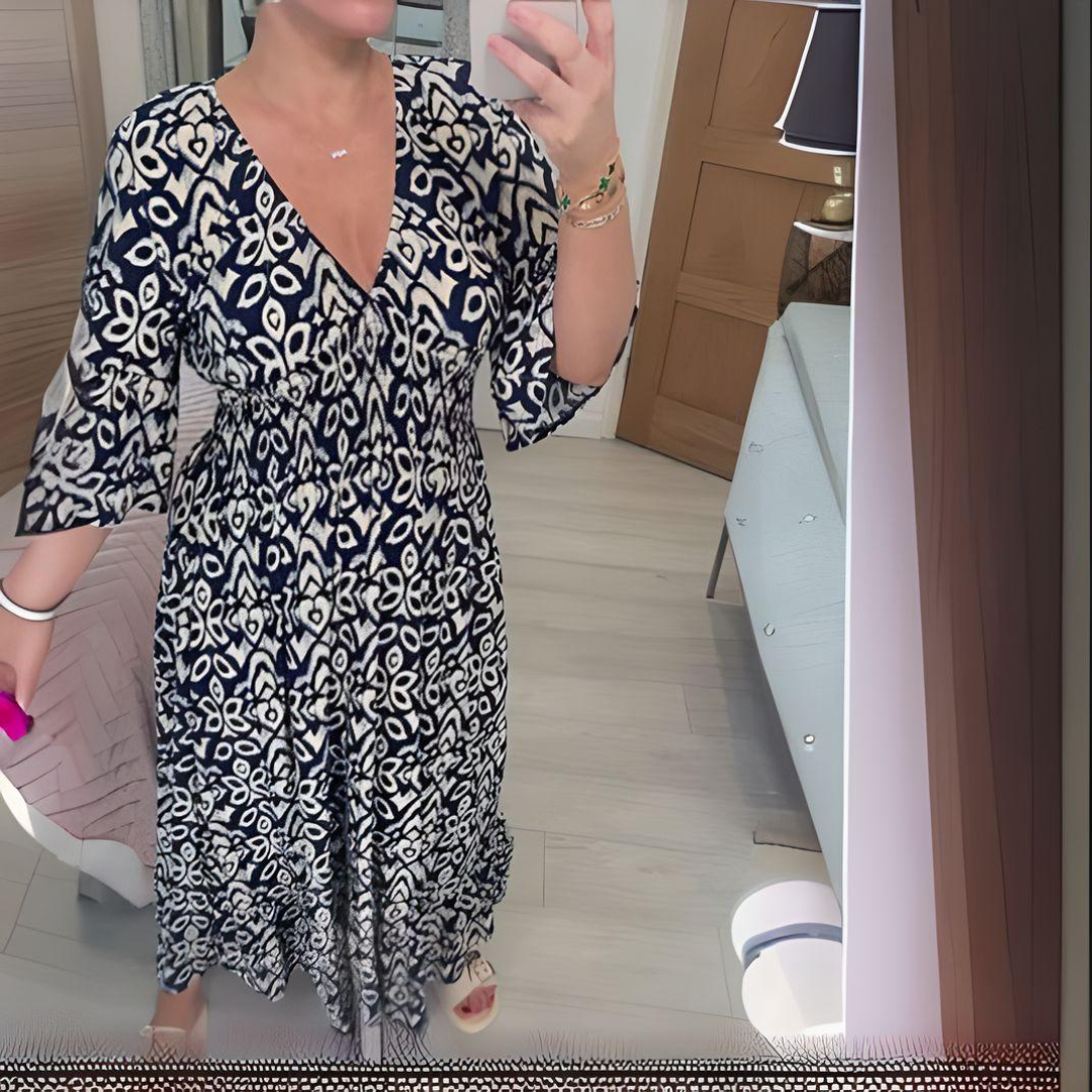 Livia – Abito boho stampato