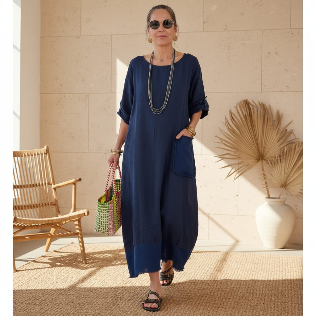 Leonora – Abito boho oversize